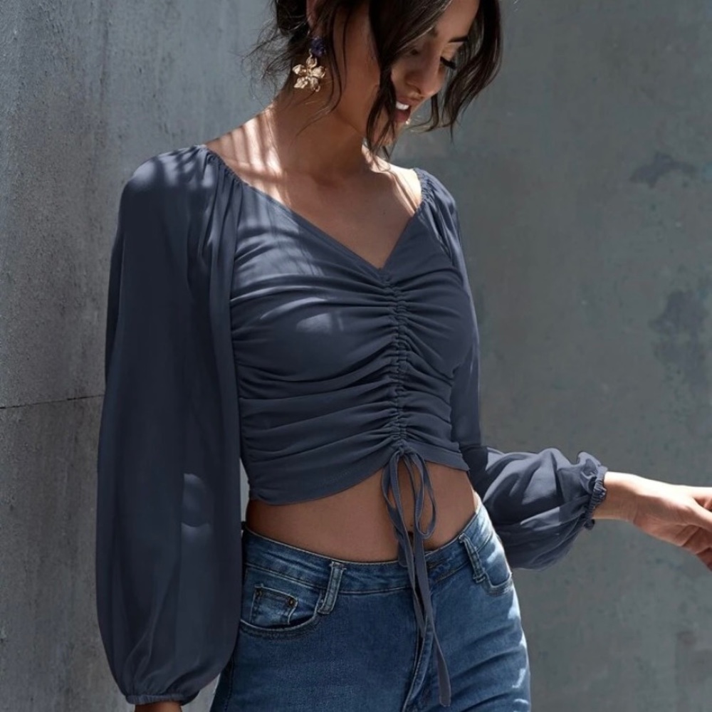 Runched blouse - Picture 4 of 5
